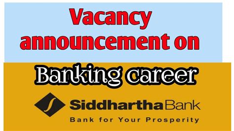 siddhartha bank career
